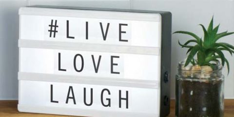lightboxen live love laugh